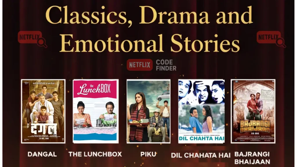Classics, Drama and Emotional Stories